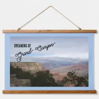 Dreaming of Grand Canyon Cloudy Sky Photo Hanging Tapestry