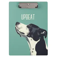 Black and White Boxer Clipboard