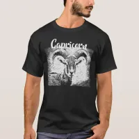 Zodiac Sign Capricorn Goat Symbol T-Shirt