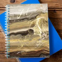 Coffee marble  notebook