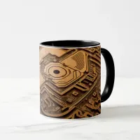 Cryptic MEMS Etching Mug