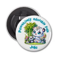 Monogrammed Tiger & Panda Friends | Bottle Opener