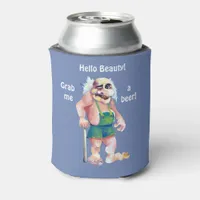 Funny Sarcastic Old Men Scandinavian troll Can Cooler