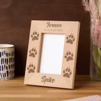 Forever in Our Hearts | Dog Memorial  Etched Frames