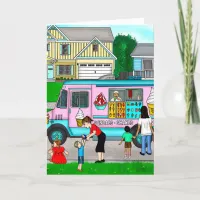 A Hot Summer Day | A Whimsical Illustration Card