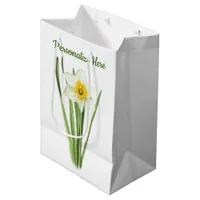 Daffodil Flower Medium Gift Bag