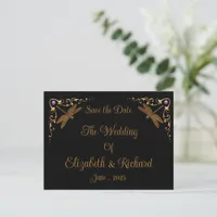 Fantasy Fairy Tale Wedding Save the Date  Postcard