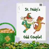 St. Paddy’s Odd Couple Postcard