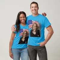 VP Kamala Harris Flag Statue of Liberty Unisex T-Shirt