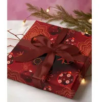 Festive Red Wrapping Paper