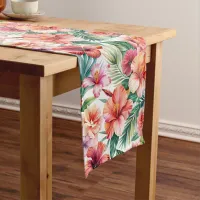  Tropical Flowers in Bloom Medium Table Runner