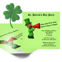 Budget St Patrick's Day Party Potluck Announcement Photo Print