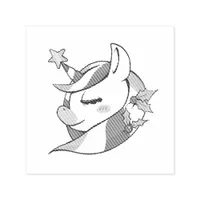 Christmas Unicorn Self-inking Stamp