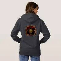 Autumn Elegance: The Floral Medallion Hoodie