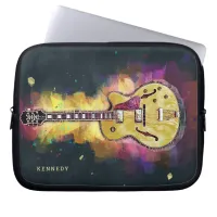 Cool Personalized Guitar Art Laptop Sleeve