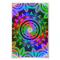 Bright Kaleidoscope Photo Print