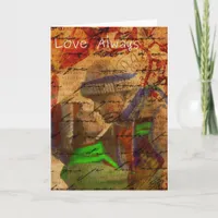 Love Always Blank Inside Greeting Card