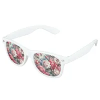 Timeless Rose Floral Charm Retro Sunglasses