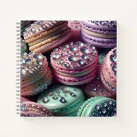 Pretty Macaron Bling Notebook