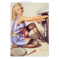 Car Trouble A Vintage Pinup