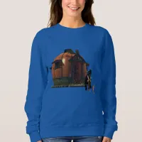 Cute Halloween Creature Encounter Sweatshirt