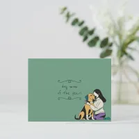 Dog Mom of the Year Postcard