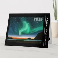 Happy New Year - Aurora Borealis Card