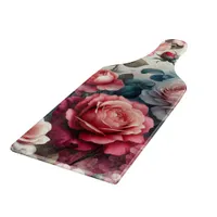 Timeless Rose Floral Charm Cutting Board