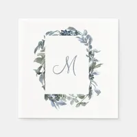 Botanical Monogram Napkins