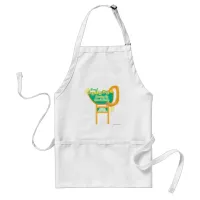 Proud Author Retro Style Diner Sign Art Cartoon Adult Apron