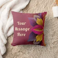 Thank you favor wedding throw pillow