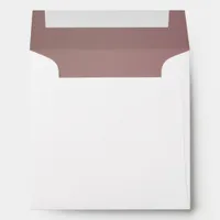 Rose Gold Insert Wedding Envelope