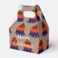 Multicolored Christmas Tree - Favor Box