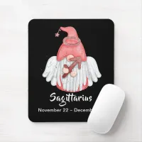 Gnome Sagittarius Astrology Sign Angel Mouse Pad