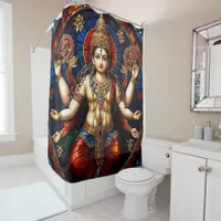 Colorful Ganesh Shower Curtain Sets