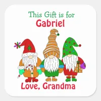 This Gift is For, Personalized Christmas Gift Tags