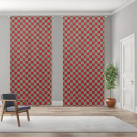 Christmas Red and Green Checkered | Blackout Curtains