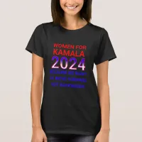 Women for Kamala Harris 2024 Election T-Shirt