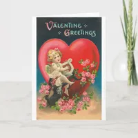 Valentine Greetings Holiday Card