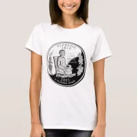 Faux Alabama State Quarter Spirit of Courage T-Shirt