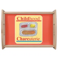 Childhood Charcuterie Funny Lunch Toon Serving Tray