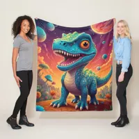 Baby shower Dino-Mite  Fleece Blanket