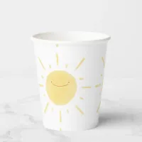 Happy Yellow Sun Gender Neutral Party Paper Cups