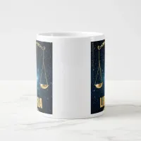 Libra astrology sign giant coffee mug
