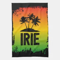 Jamaica Patwah Saying Irie Chill Out Relax Towel