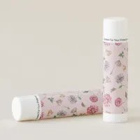 Pink & Purple Floral Vine   Lip Balm