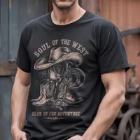 Soul of the West - Classic Cowboy Gear T-Shirt