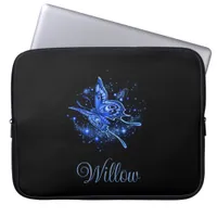 Personalized Lunar Moth Laptop Sleeve