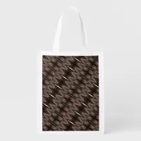 Polyester bag - Brown Snakeskin Pattern