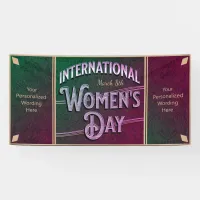 International Women's Day Banner